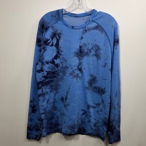 Lululemon Men’s Metal Vent Tech  2.0 long sleeve blue shirt size medium